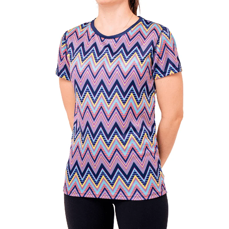 ZiggZagg - Adventurous - Womens Training T-Shirt Oversized T-Shirt Spandex breathable