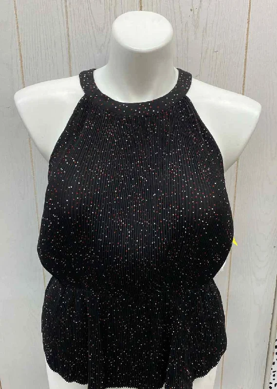 1.State Black Womens Size L Tank Top v-neck tank top