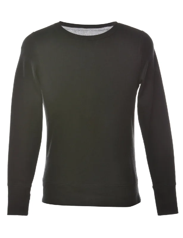 2000s Tek Gear Plain Sweatshirt - M Hoodie with Velcro Closure Adjustable Secure