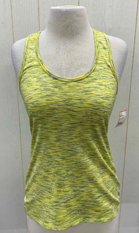 90 Degrees Yellow Womens Size M Tank Top lemon yellow tank