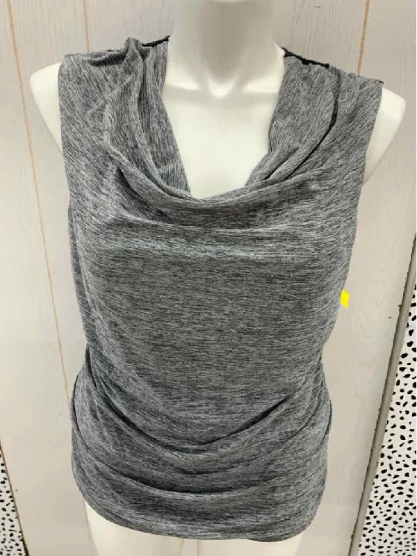 AB Studio Gray Womens Size L/XL Tank Top bronze tank top