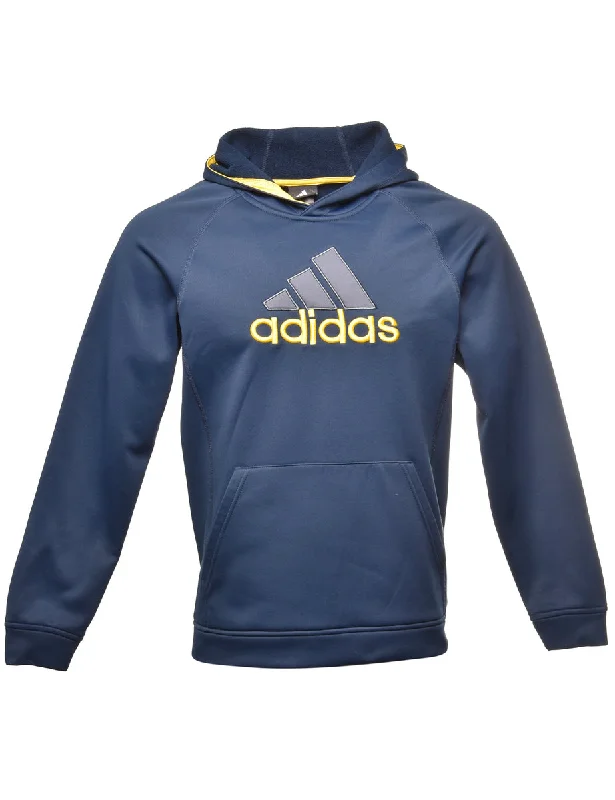Adidas Printed Hoodie - L Hoodie with Print Artistic Unique