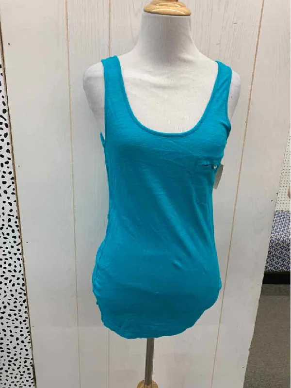 AERIE Teal Womens Size XS Tank Top navy tank top
