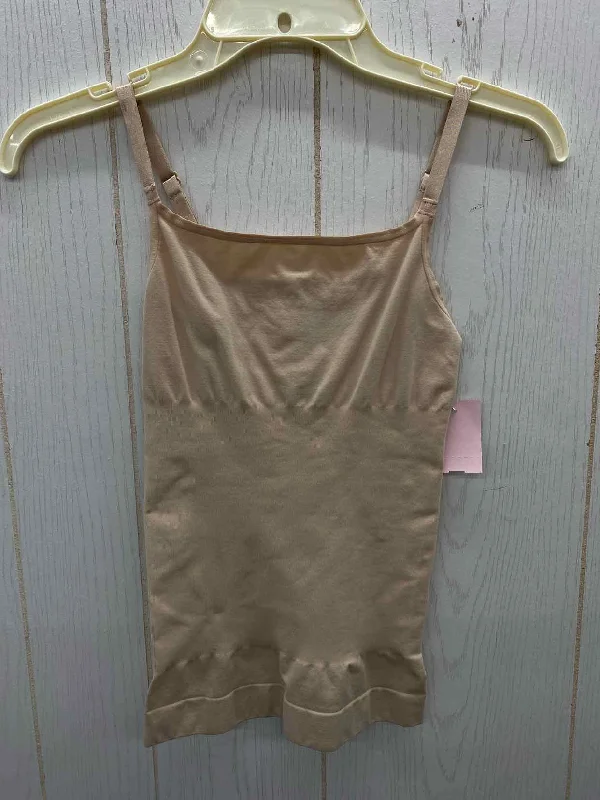 Assets Tan Womens Size Small Tank Top relaxed fit tank