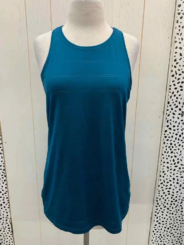Athleta Teal Womens Size Small Tank Top ivory tank top
