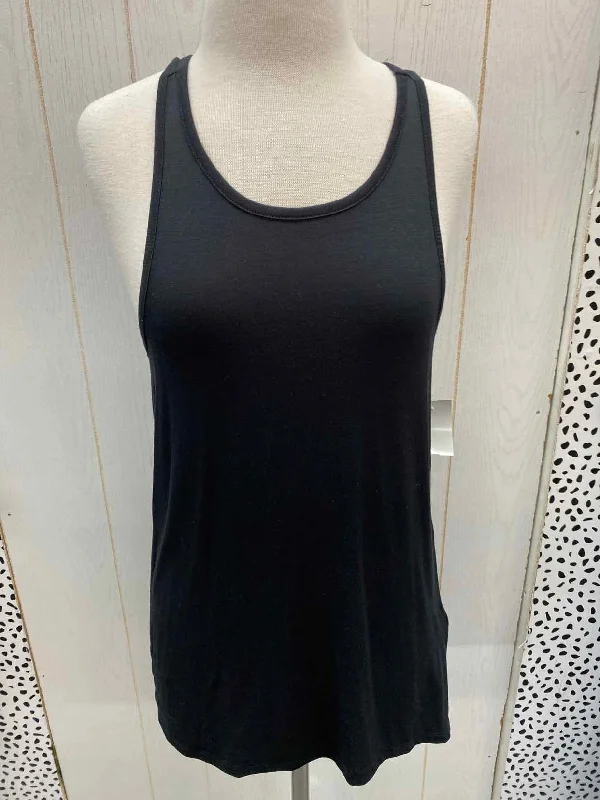 Banana Republic Black Womens Size Small Tank Top high neck tank