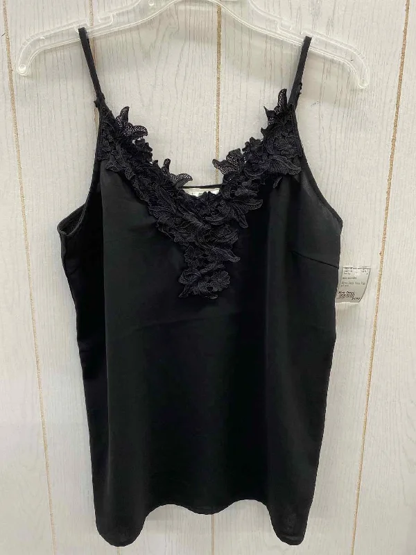 Black Womens Size Small Tank Top v-neck tank top