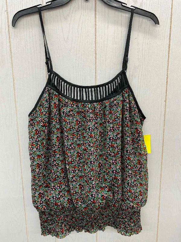 Black Womens Size XL Tank Top sequin tank top