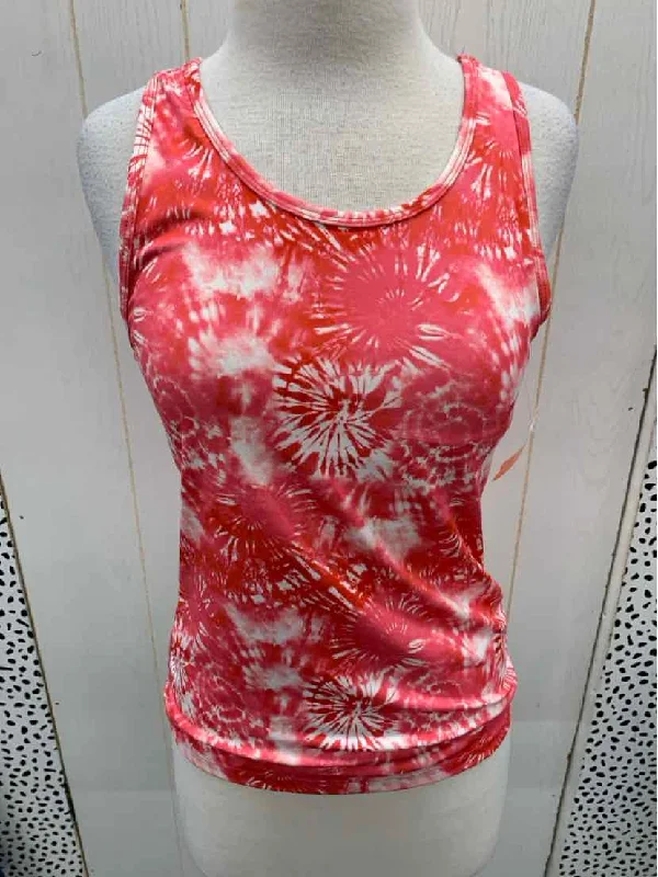 Champion Pink Womens Size M Tank Top cherry red tank