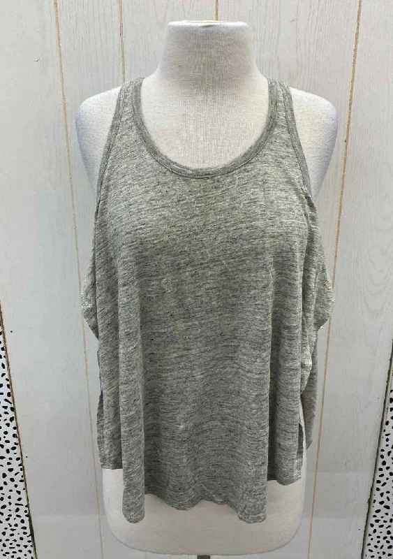 Chaser Gray Womens Size M Tank Top boho tank top