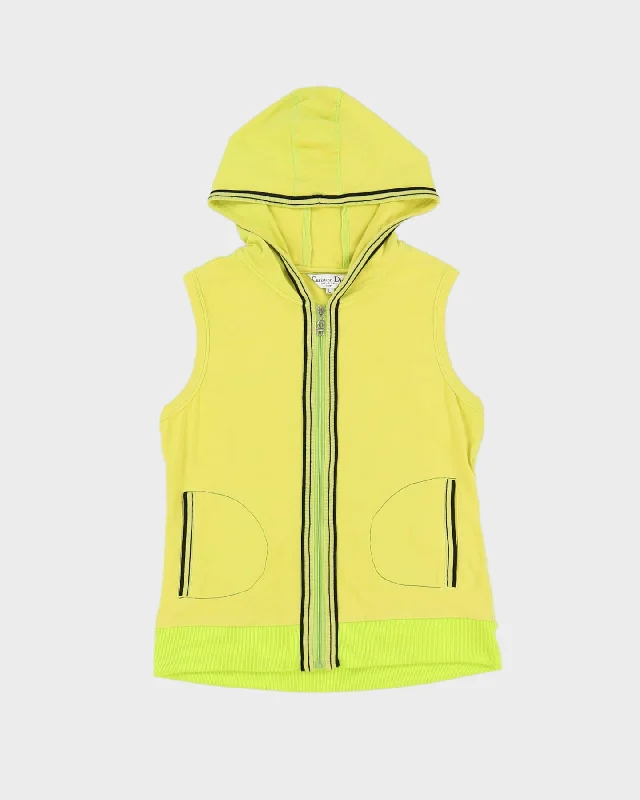 Christian Dior Green Full-Zip Hoodie - S Hoodie with Drawstring Waist Adjustable Fitted Christian Dior Green Full-Zip Hoodie - S Hoodie with Drawstring Waist Adjustable Fitted