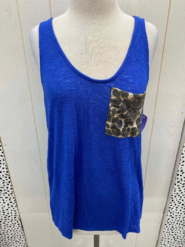 CY Blue Womens Size M Tank Top sexy tank top