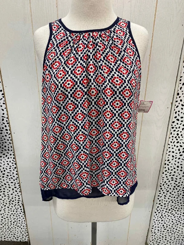 Daniel Rainn Blue Womens Size Small Tank Top flowy tank top