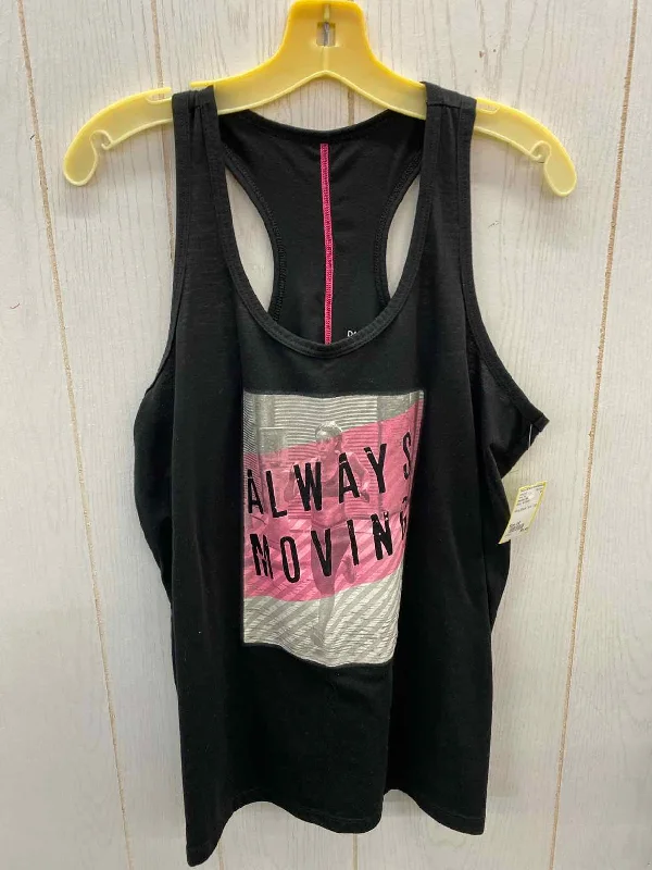 Danskin Now Black Womens Size 16 Tank Top charcoal tank top