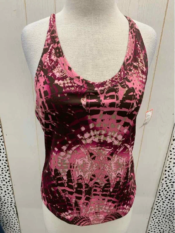 Danskin Now Burgundy Womens Size Small Tank Top black tank top