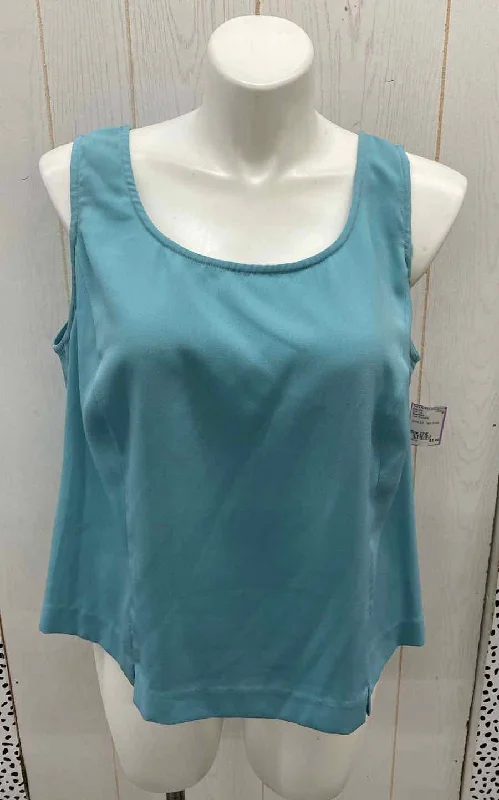 Dressbarn Teal Womens Size 20W Tank Top chic tank top