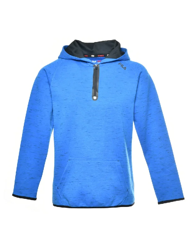 Fila Plain Sweatshirt - S Hoodie with Thumb Holes Functional Cozy