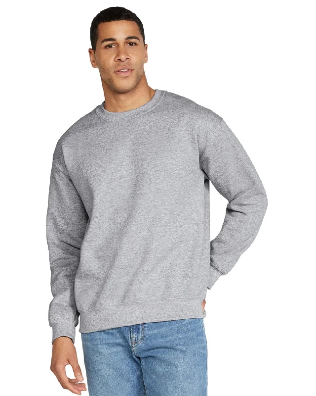 Gildan DryBlend 50/50 Crewneck Sweatshirt | Sport Grey Hoodie with Relaxed Fit Easy Casual Gildan DryBlend 50/50 Crewneck Sweatshirt | Sport Grey Hoodie with Relaxed Fit Easy Casual