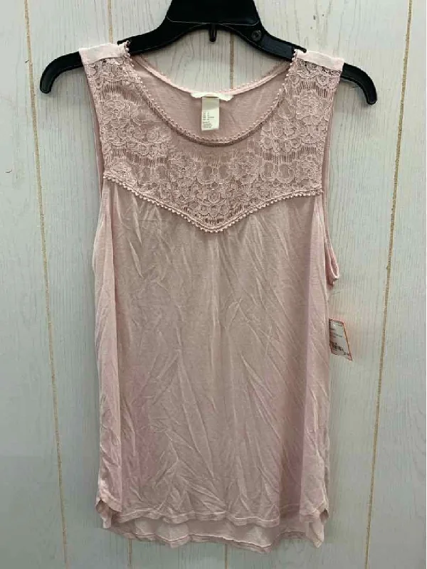 H&M Pink Womens Size M Tank Top cropped tank top