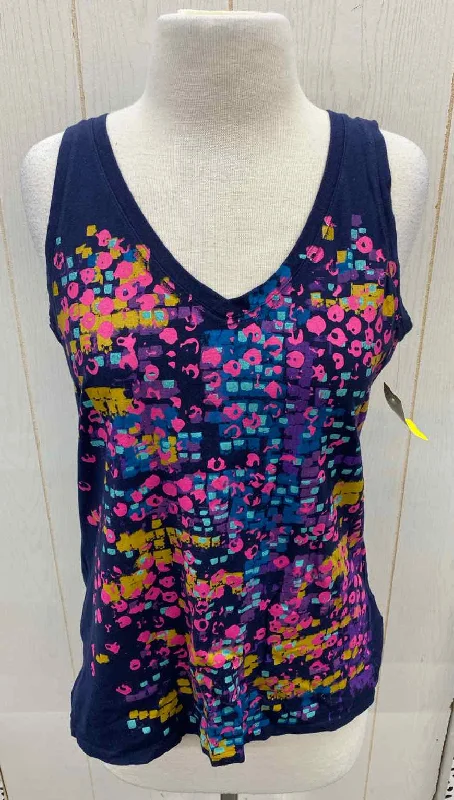 Hanes Blue Womens Size M Tank Top summer tank top