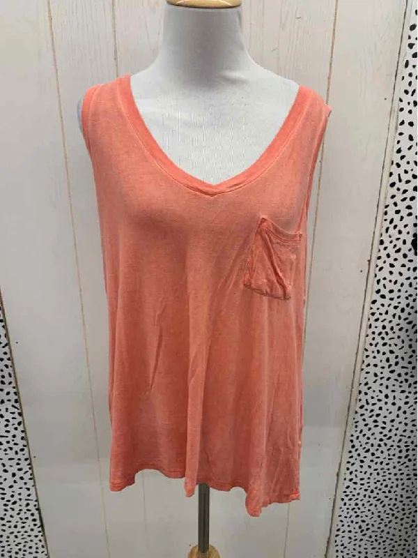 Jane & Delancey Coral Womens Size Small Tank Top baby blue tank