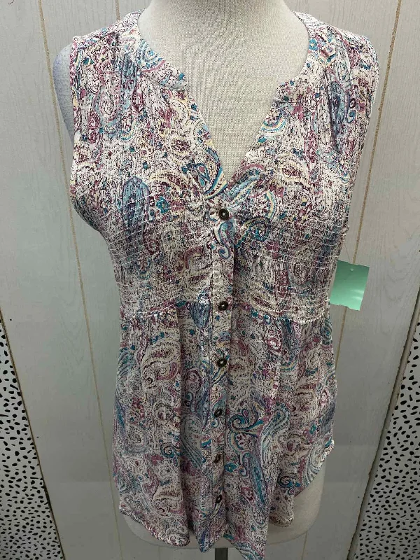 Knox Rose Lavender Womens Size Small Tank Top coral tank top