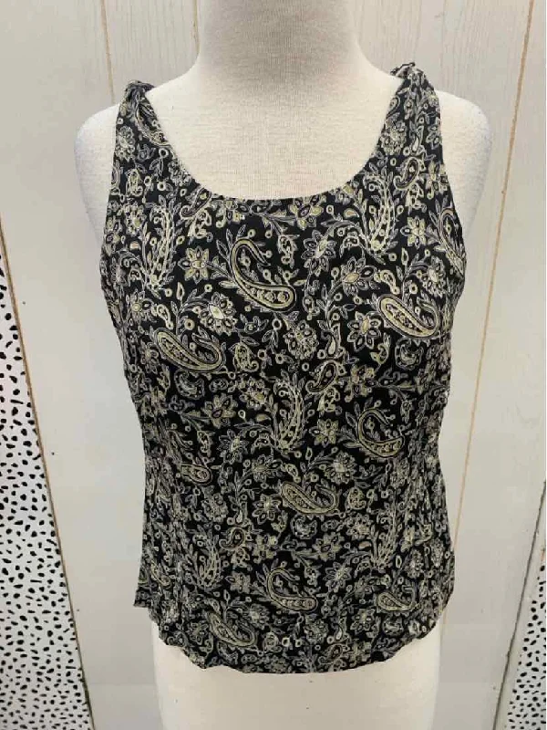 Lands End Black Womens Size XS Tank Top bronze tank top