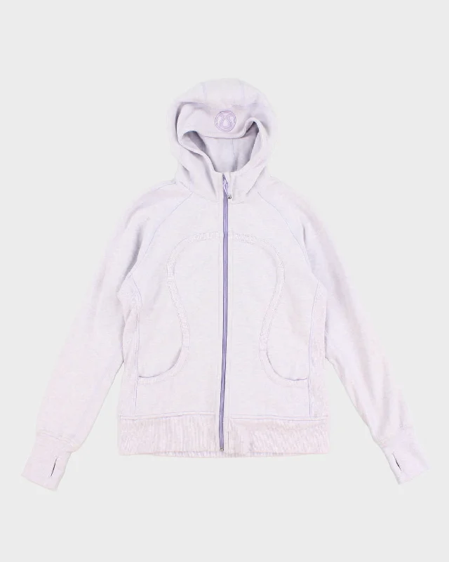 Lavender Lululemon Zip-Up Hoodie - M Hoodie with Zipper Versatile Modern