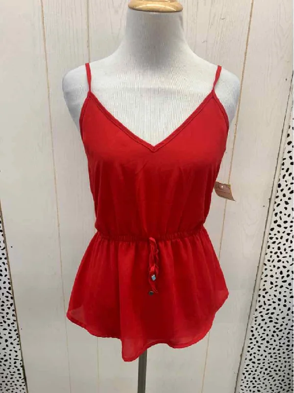 Lily White Red Womens Size M Tank Top sexy tank top