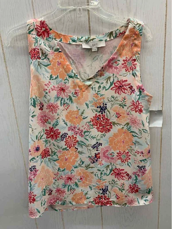 LOFT Coral Womens Size XS Tank Top crossback tank top
