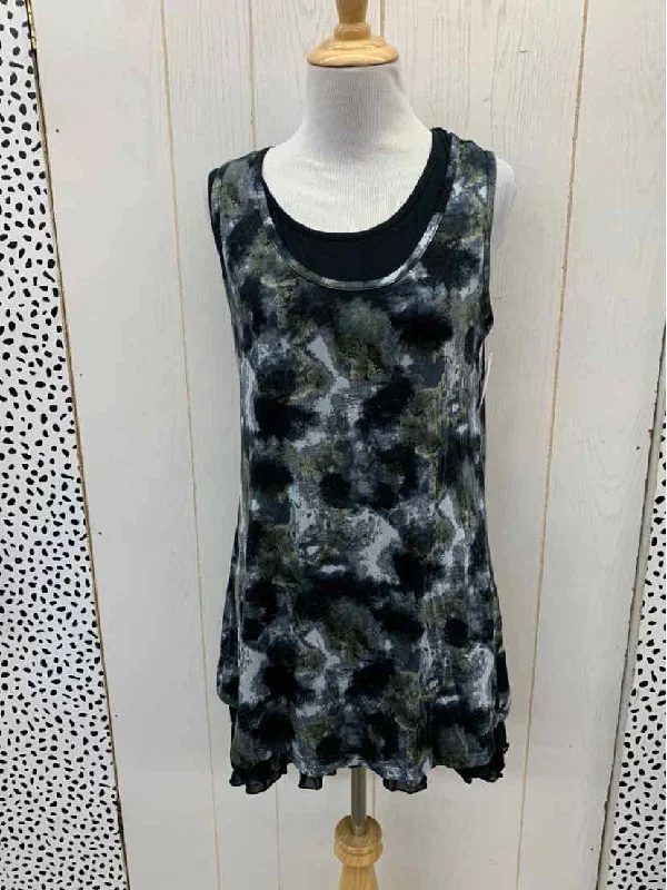 LOGO Black Womens Size Small Tank Top coral tank top