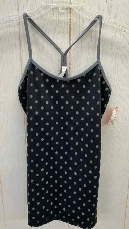 Lululemon Black Womens Size 6 Tank Top baby blue tank