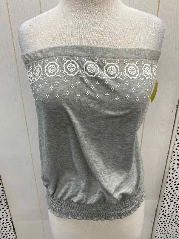 Maurices Gray Womens Size M Tank Top slim fit tank