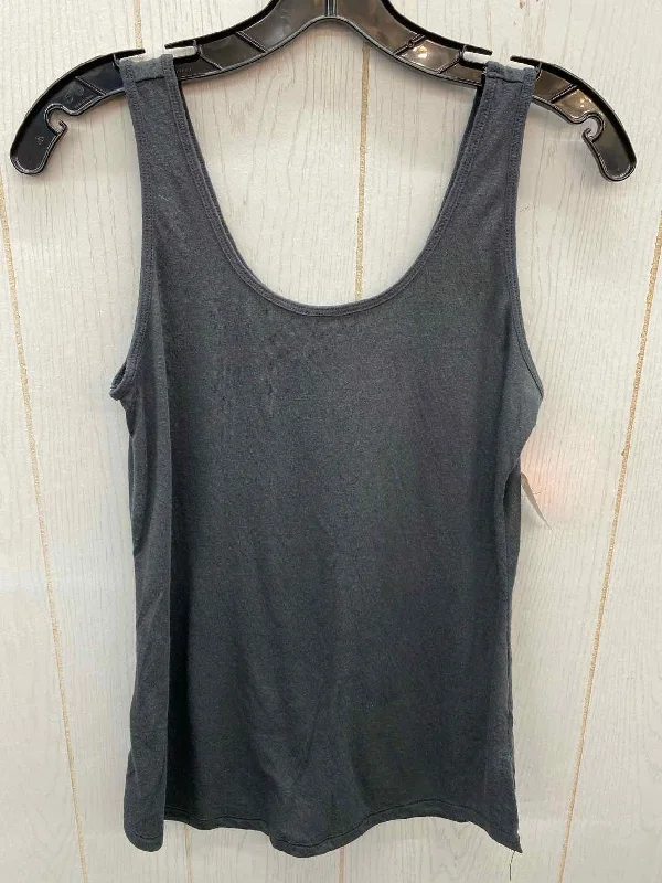 Maurices Gray Womens Size Small Tank Top sheer tank top
