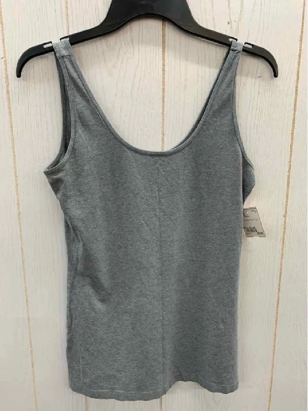 Maurices Gray Womens Size Small Tank Top cold shoulder tank