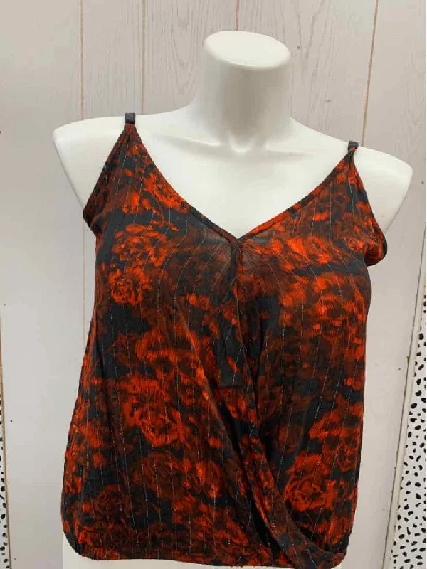 Maurices Red Womens Size L Tank Top lemon yellow tank