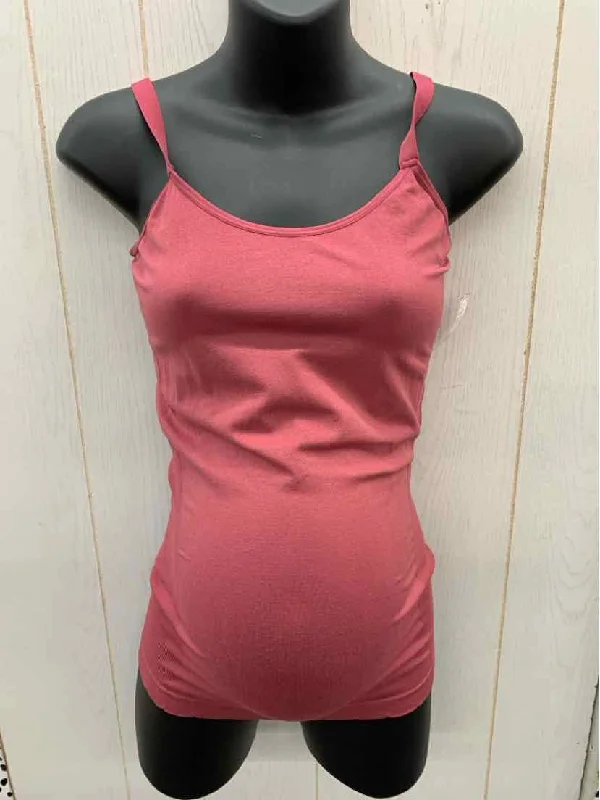 Pink Maternity Size M/L Tank Top ribbed tank top
