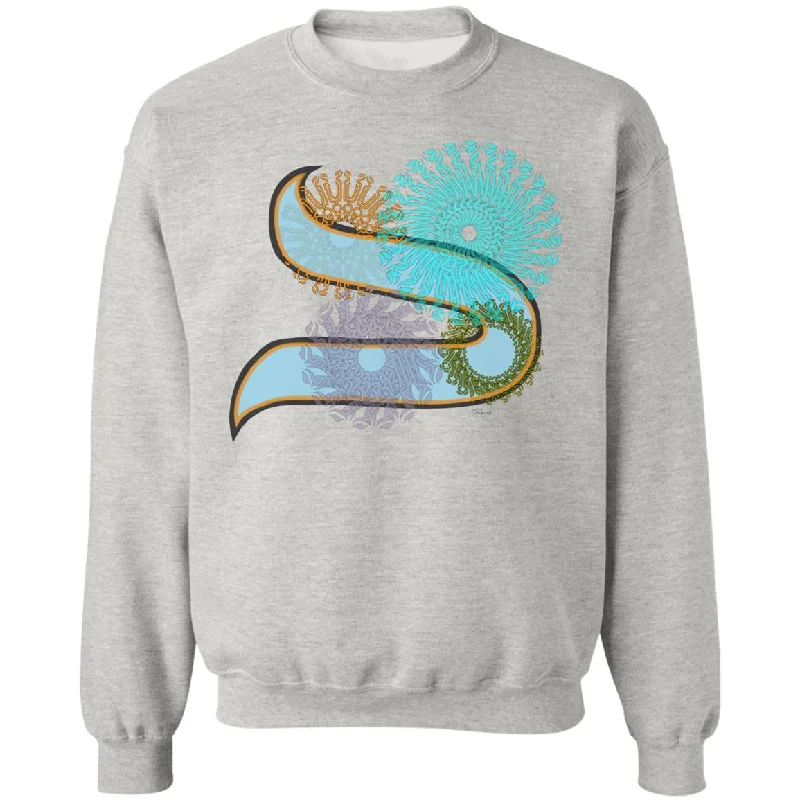Pullover Sweatshirt with Arabic Initial - 'Dāl' (د) Hoodie with Bell Sleeves Flared Feminine Pullover Sweatshirt with Arabic Initial - 'Dāl' (د) Hoodie with Bell Sleeves Flared Feminine