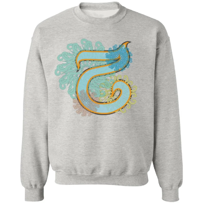 Pullover Sweatshirt with Arabic Initial - 'Hā' (ح) Hoodie with Rolled Sleeves Casual Relaxed Pullover Sweatshirt with Arabic Initial - 'Hā' (ح) Hoodie with Rolled Sleeves Casual Relaxed