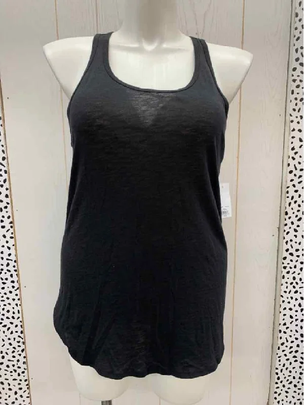 So Black Womens Size L Tank Top slim fit tank
