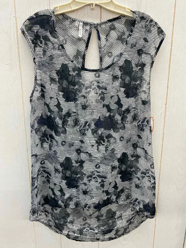 Studio Y Gray Womens Size M Tank Top neon tank top
