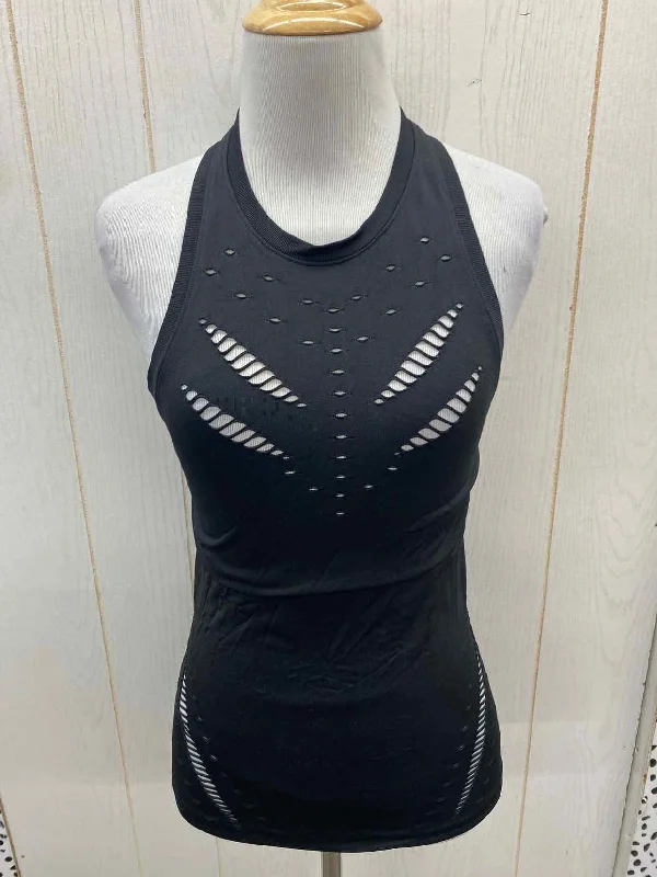 VSX Black Womens Size Small Tank Top sheer tank top