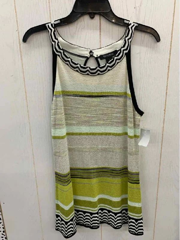 WHBM Green Womens Size M Tank Top off shoulder tank