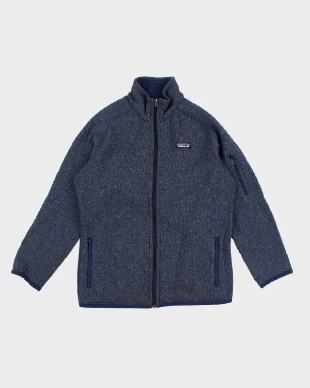 Women's Patagonia Fleece Sweatshirt - L Hoodie with Pocket Utility Practical