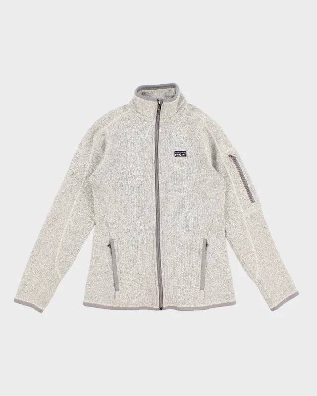 Women's Patagonia Zip-Up Fleeced Sweatshirt - XS Hoodie with Thumb Holes Functional Cozy