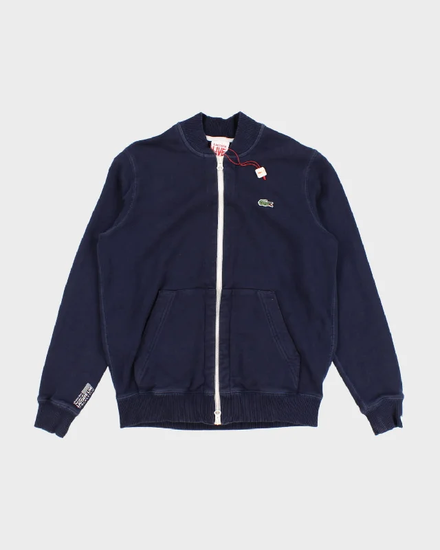 Y2K 00s Lacoste Double Sided Zip Up Sweatshirt - XS Hoodie with Button Classic Timeless Y2K 00s Lacoste Double Sided Zip Up Sweatshirt - XS Hoodie with Button Classic Timeless