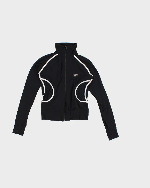 Y2K 00s Reebok Zip Up Sweatshirt - S Hoodie Jacket Zipper Layering