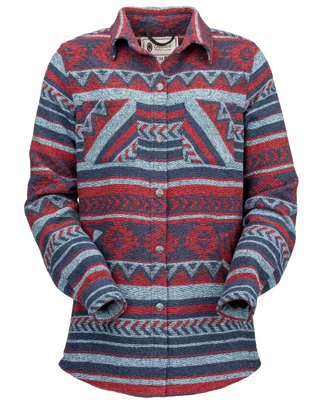 Women’s Steph Shirt Jacket Knit Fabric Woven Fabric Fleece Fabric