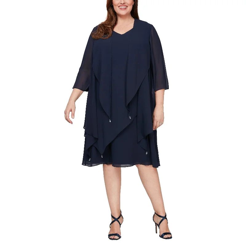 Alex Evenings 8492010 Short Sleeveless Plus Size Formal Jacket Dress Sale Toggled Jacket Drawstring Jacket Belted Jacket Alex Evenings 8492010 Short Sleeveless Plus Size Formal Jacket Dress Sale Toggled Jacket Drawstring Jacket Belted Jacket