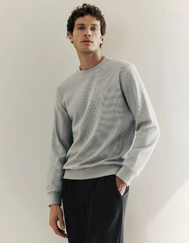 Crew Neck Sweatshirt Hoodie with Oversized Fit Loose Comfortable